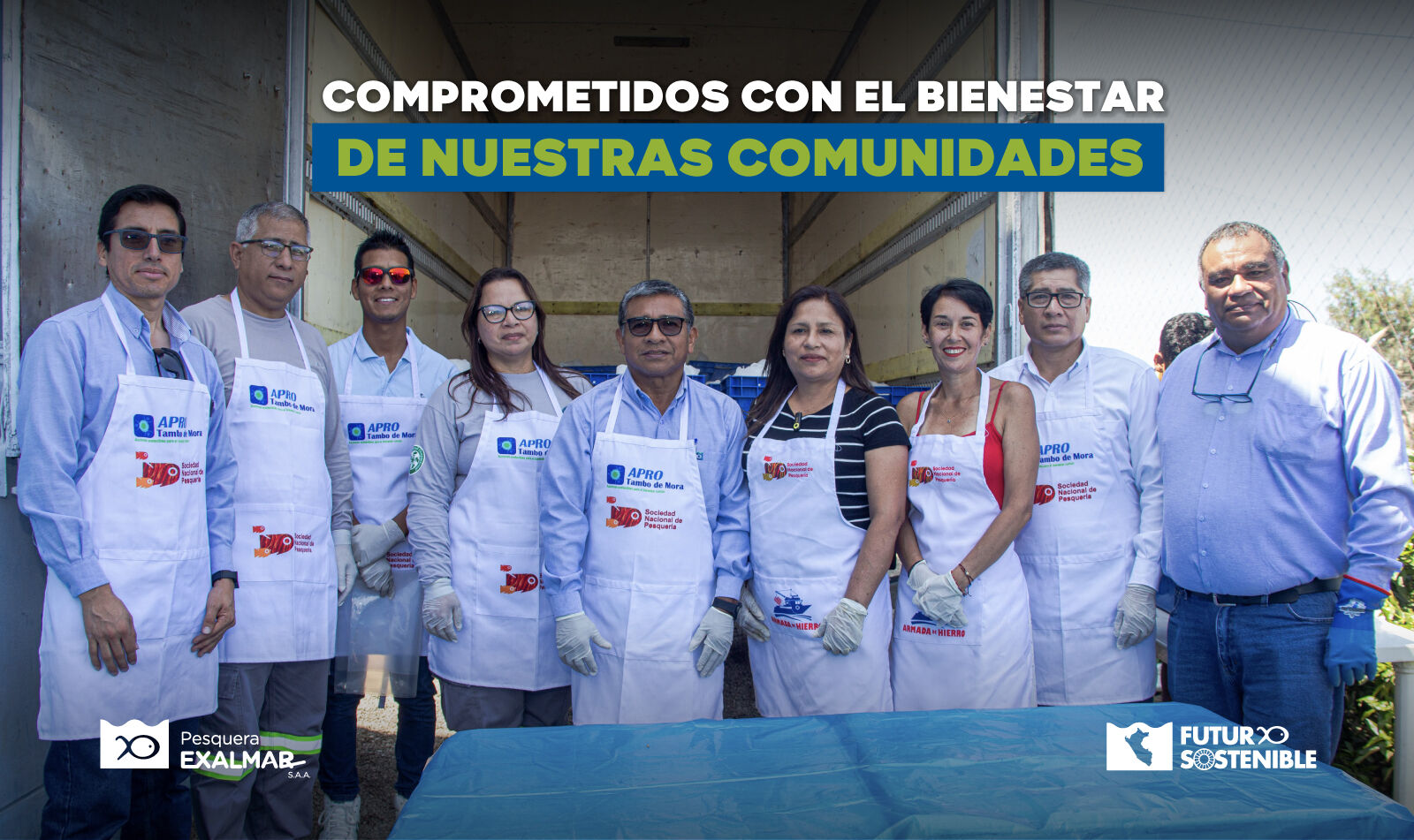 Armada de Hierro: comprometidos con el bienestar de nuestras comunidades

Gracias a @[APRO TAMBO](urn:li:organization:106280014), participamos de la firma del convenio con la @[Sociedad Nacional de Pesquería](urn:li:organization:11456605) y la Municipalidad de Tambo de Mora, para la entrega de pescado a beneficiarios de programas sociales y comedores populares de Tambo de Mora.