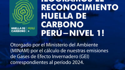 En Pesquera Exalmar hemos obtenido el reconocimiento Huella de Carbono Perú