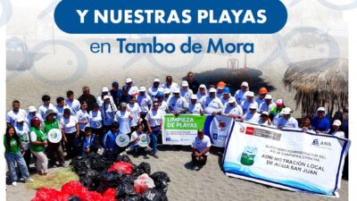 APRO Tambo de Mora lidera jornada por el cuidado del agua y las playas