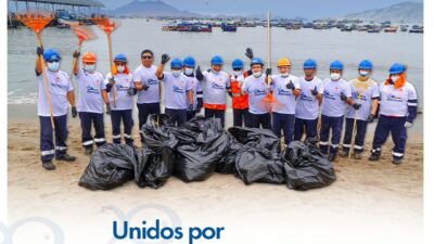 APROFERROL al frente de la jornada por playas más limpias en Chimbote