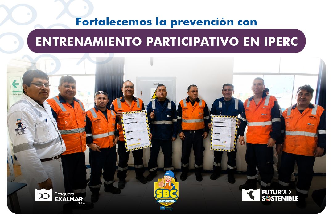 En Planta Callao, realizamos un entrenamiento participativo en IPERC enfocado en la Identificación de Peligros, Evaluación de Riesgos y Determinación de Controles.