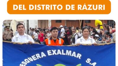 Rázuri celebra 101 años de historia y tradición pesquera