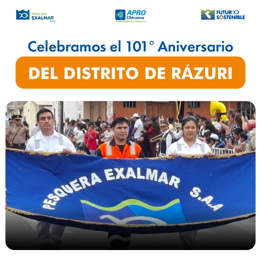 Rázuri celebra 101 años de historia y tradición pesquera