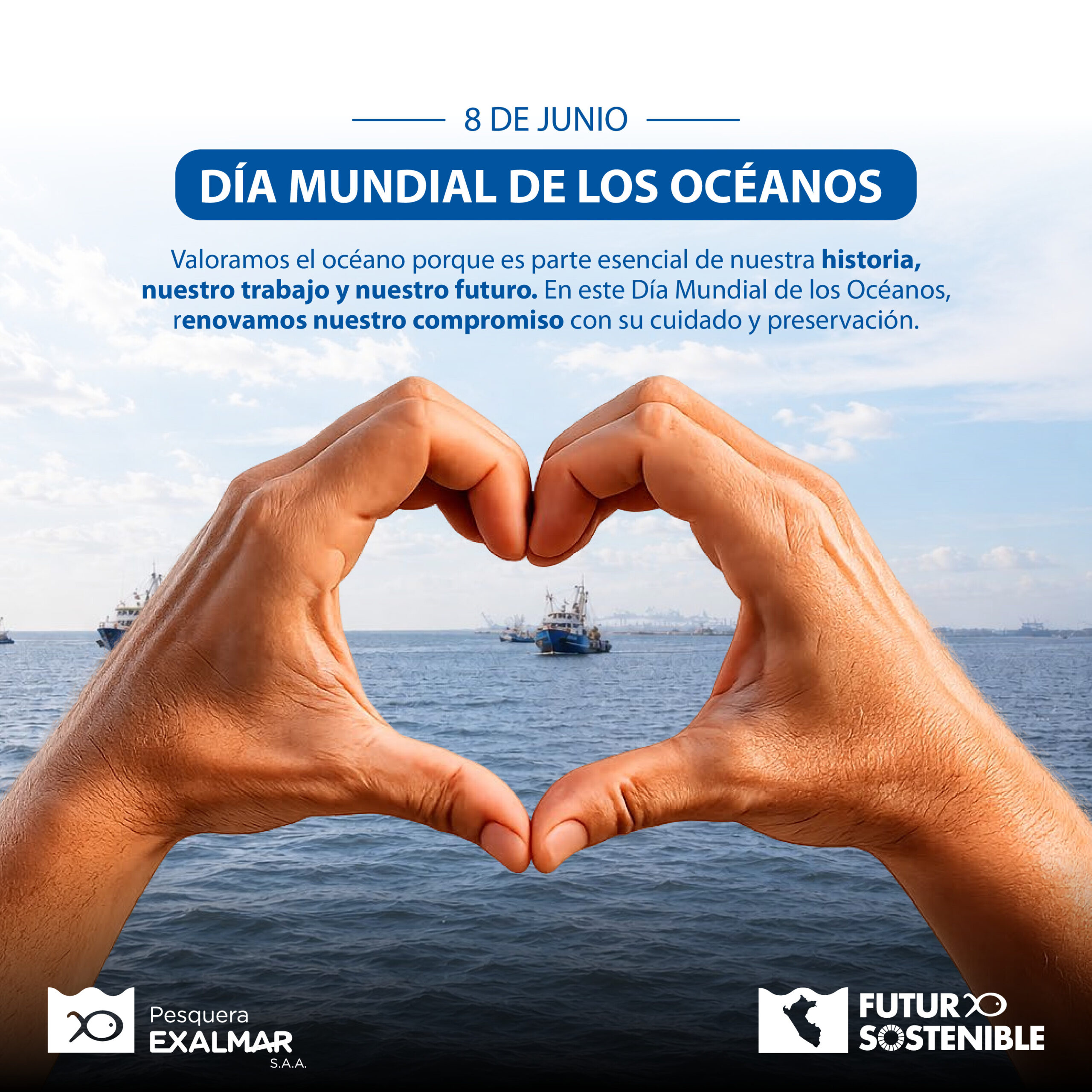 En el Día Mundial de los Océanos, renovamos nuestro compromiso con la protección del mar y la biodiversidad que este alberga.