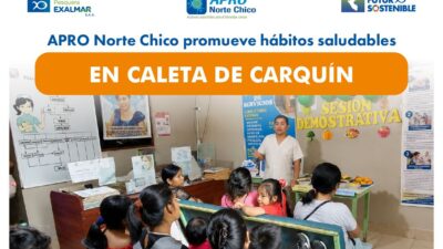 APRO Norte Chico continua Impulsando hábitos positivos en la salud