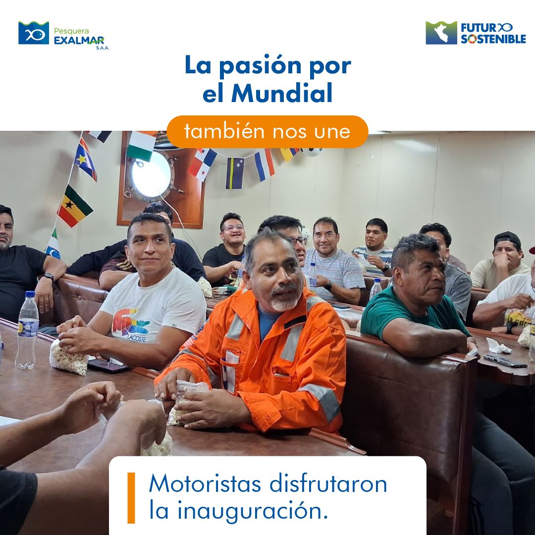 La emoción del Mundial también se vivió a bordo