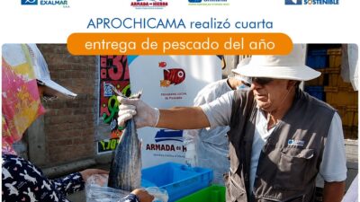 APROCHICAMA realizó cuarta entrega de pescado del año
