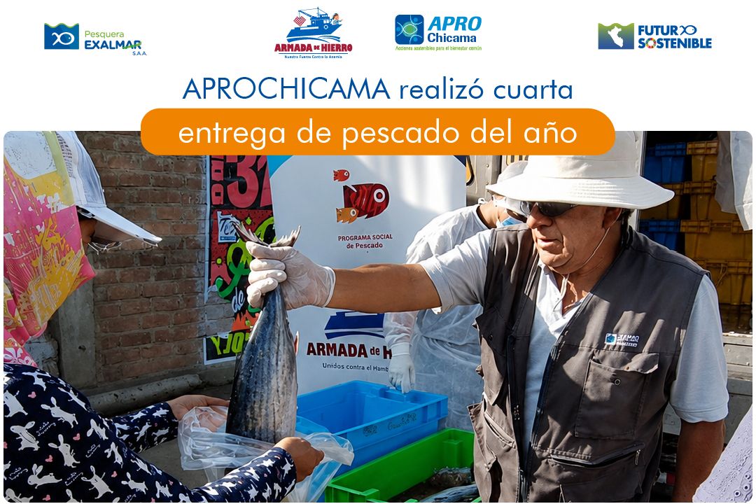 APROCHICAMA realizó cuarta entrega de pescado del año