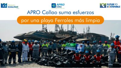 APRO Callao suma esfuerzos por una playa Ferroles más limpia