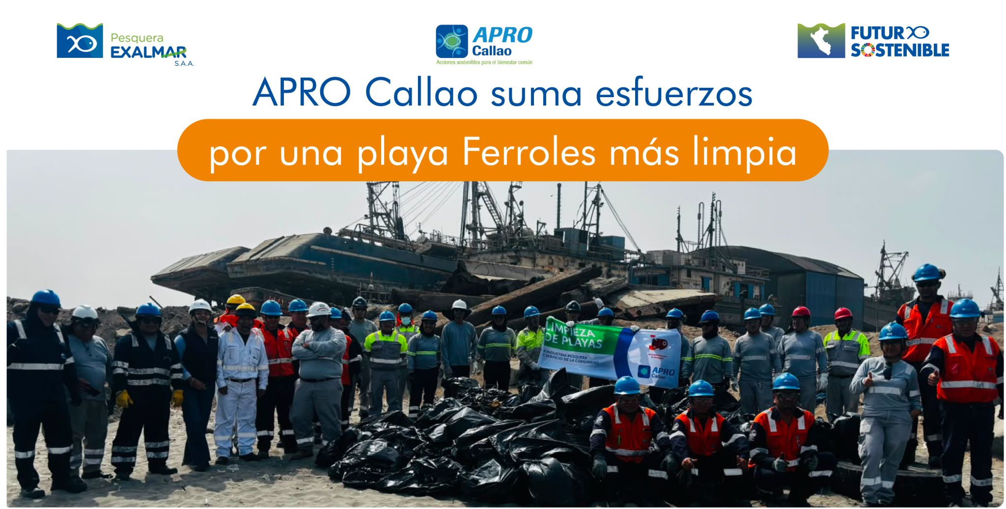APRO Callao suma esfuerzos por una playa Ferroles más limpia