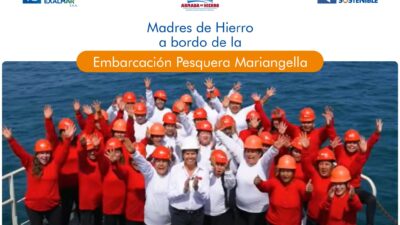 Madres de Hierro a bordo de la Embarcación Pesquera Mariangella