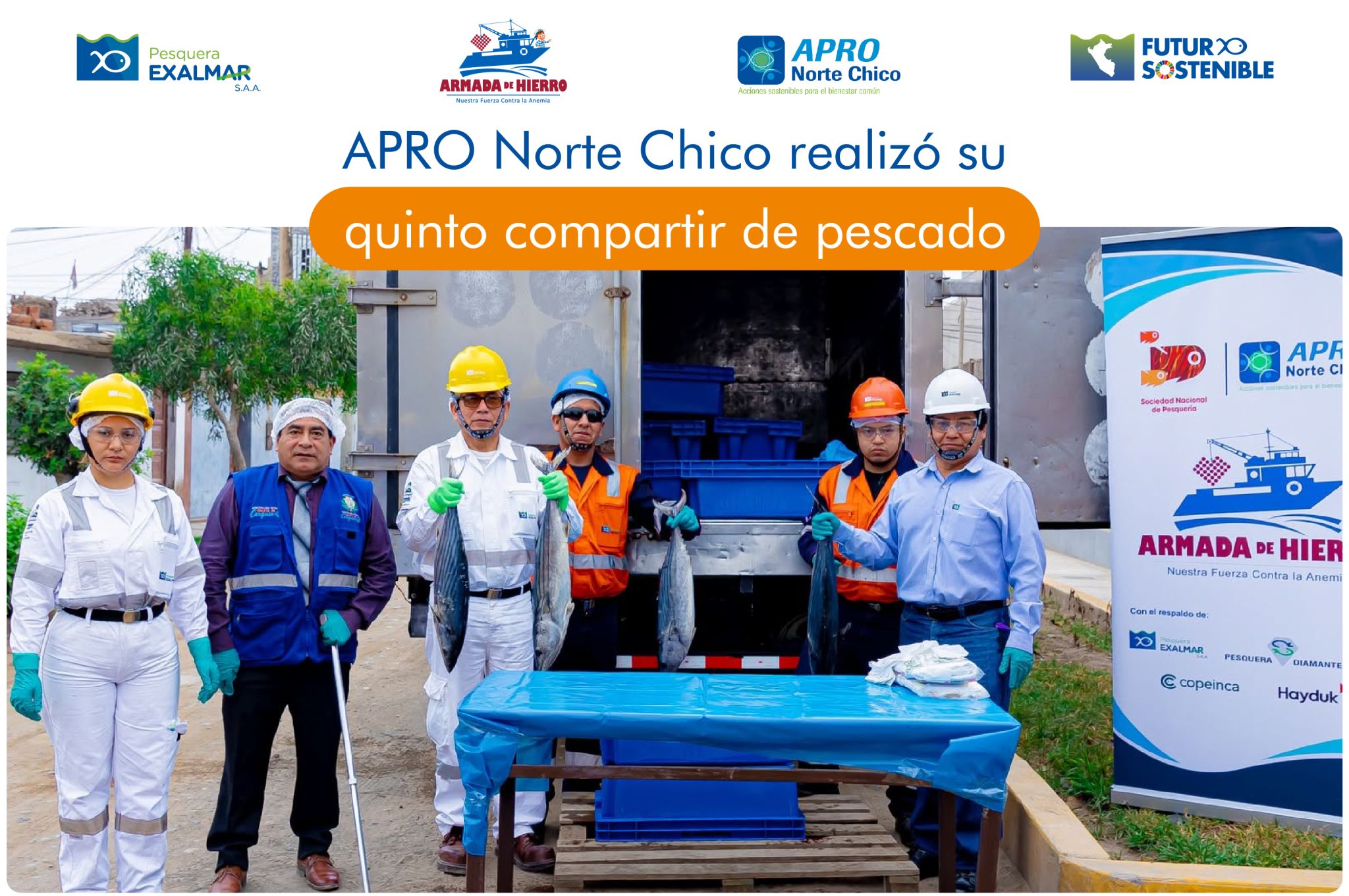 APRO Norte Chico realizó su quinto Compartir de Pescado en Carquín.