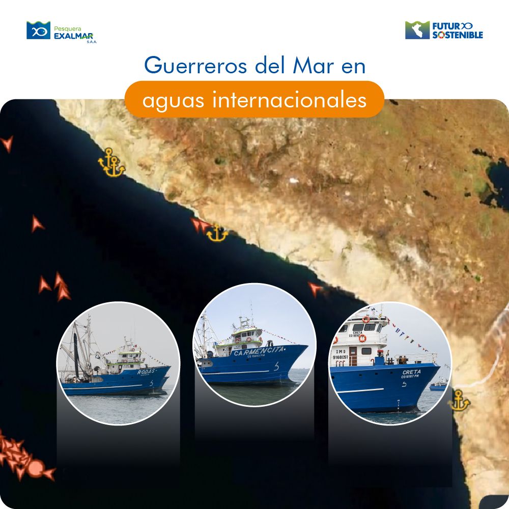 Nuestros Guerreros del Mar llegaron a aguas internacionales