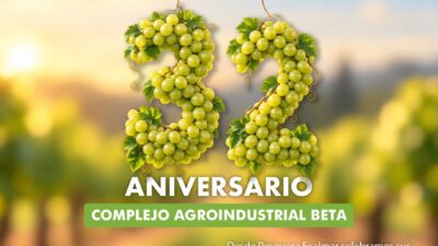 Hoy celebramos los 32 años del Complejo Agroindustrial Beta, una historia construida con compromiso, esfuerzo y calidad que sigue llevando lo mejor del Perú más allá de nuestras fronteras.