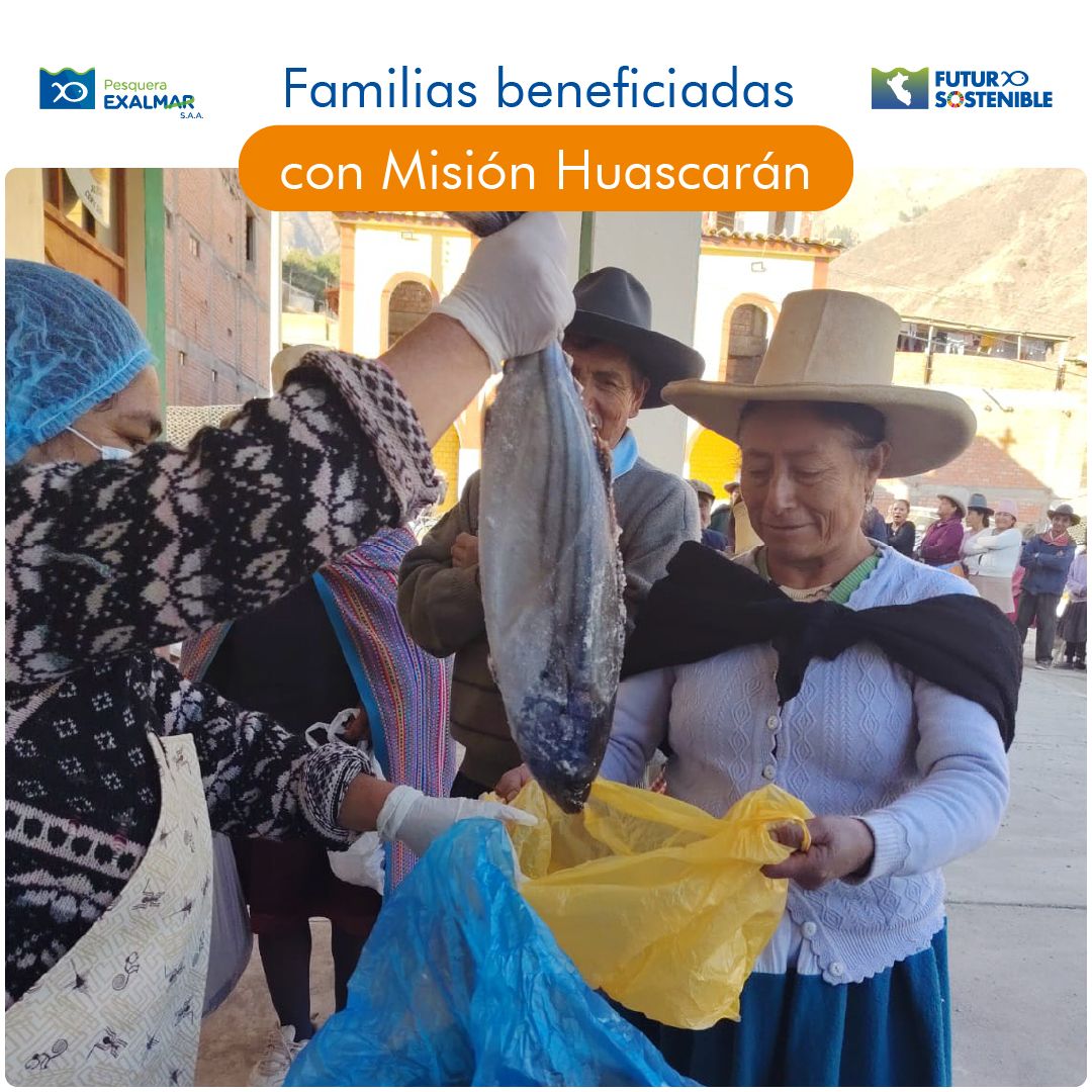 Más de 1,000 familias de Áncash recibieron pescado