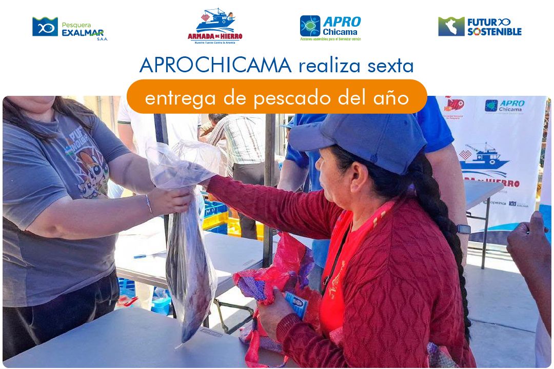 APROCHICAMA realiza su sexta entrega de pescado en Rázuri