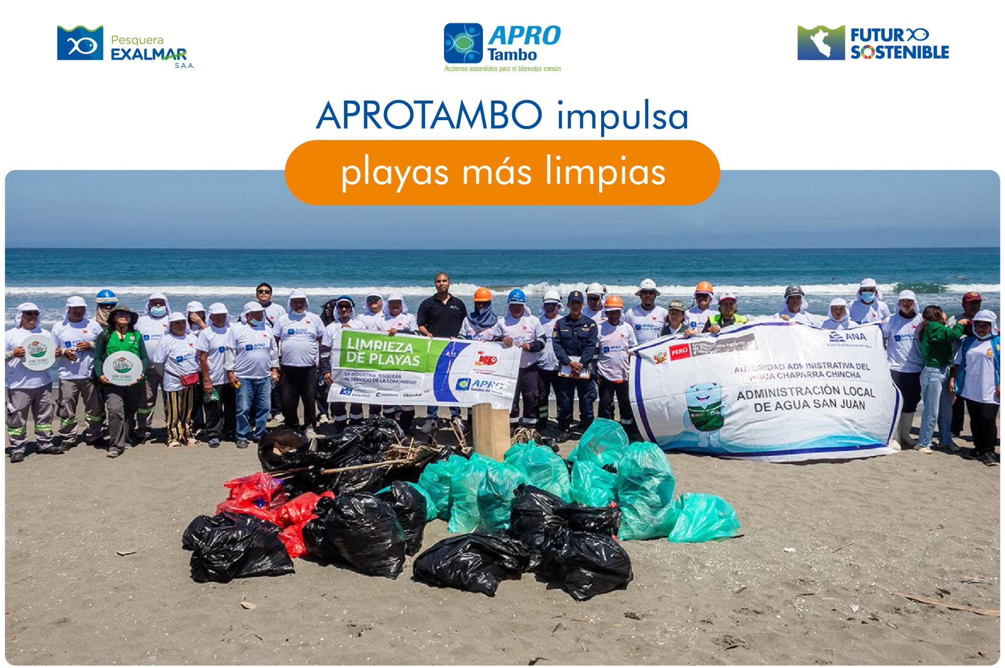 APROTAMBO promueve el cuidado de playas