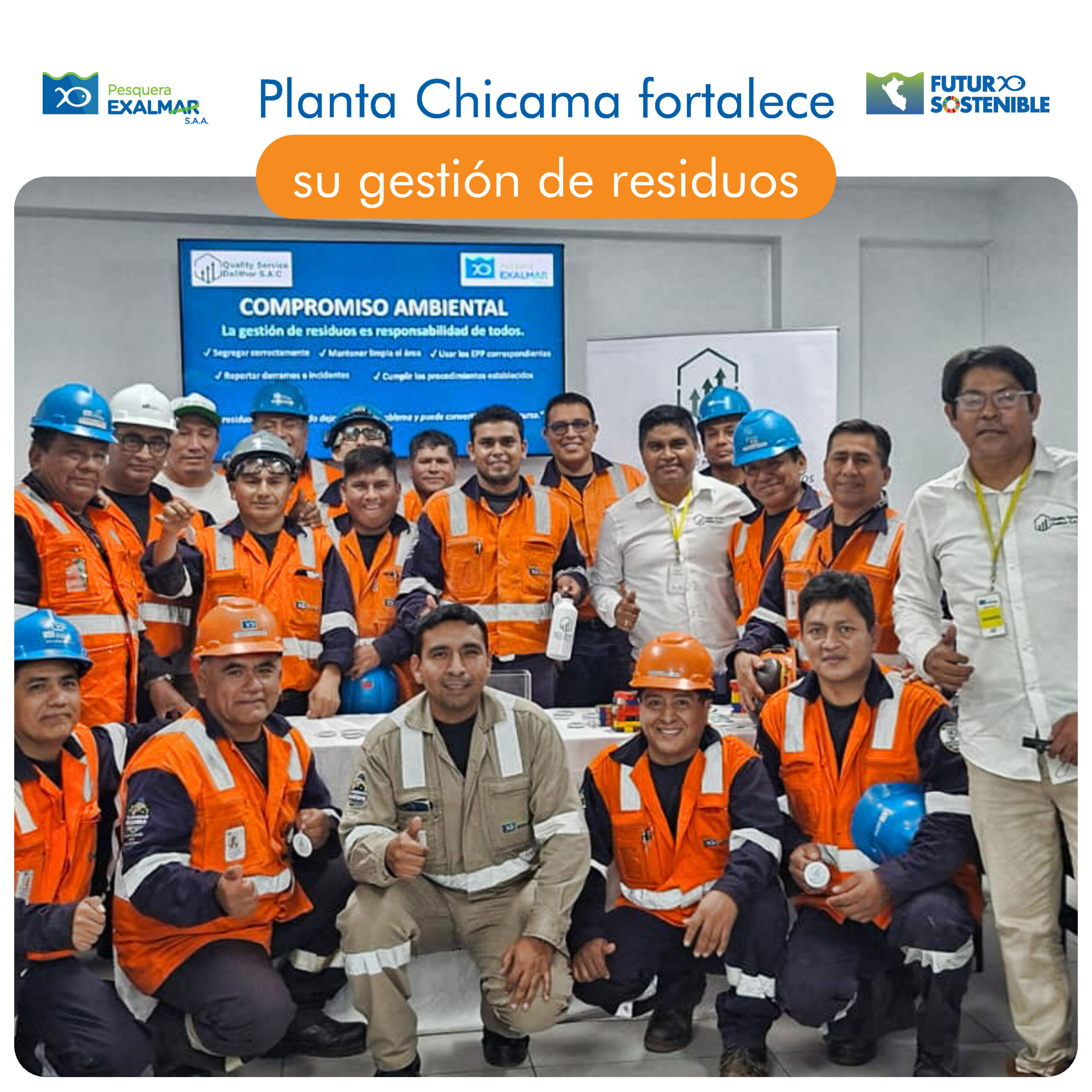 Planta Chicama refuerza sus buenas prácticas ambientales