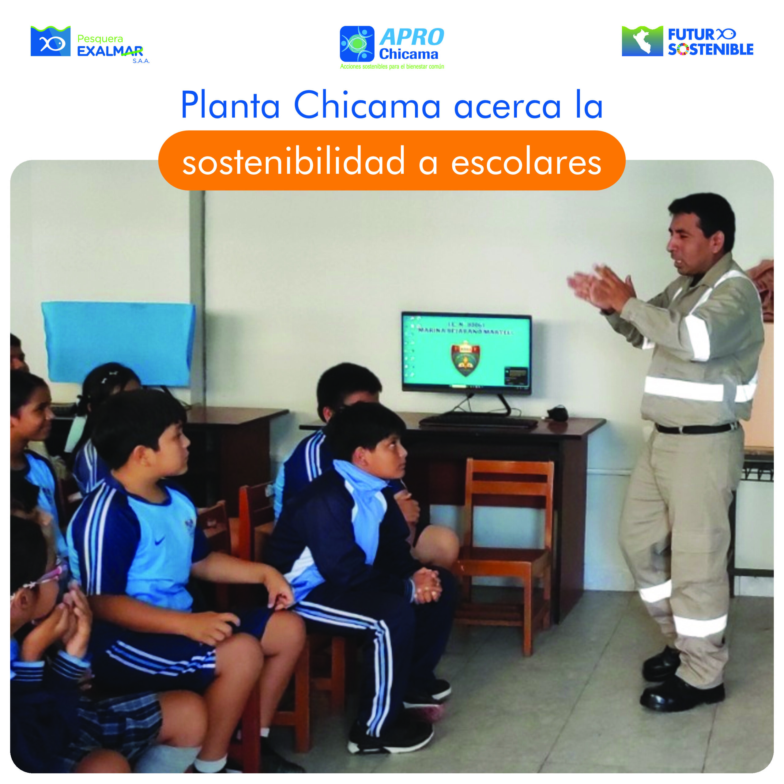 Planta Chicama acerca la sostenibilidad a estudiantes de Rázuri